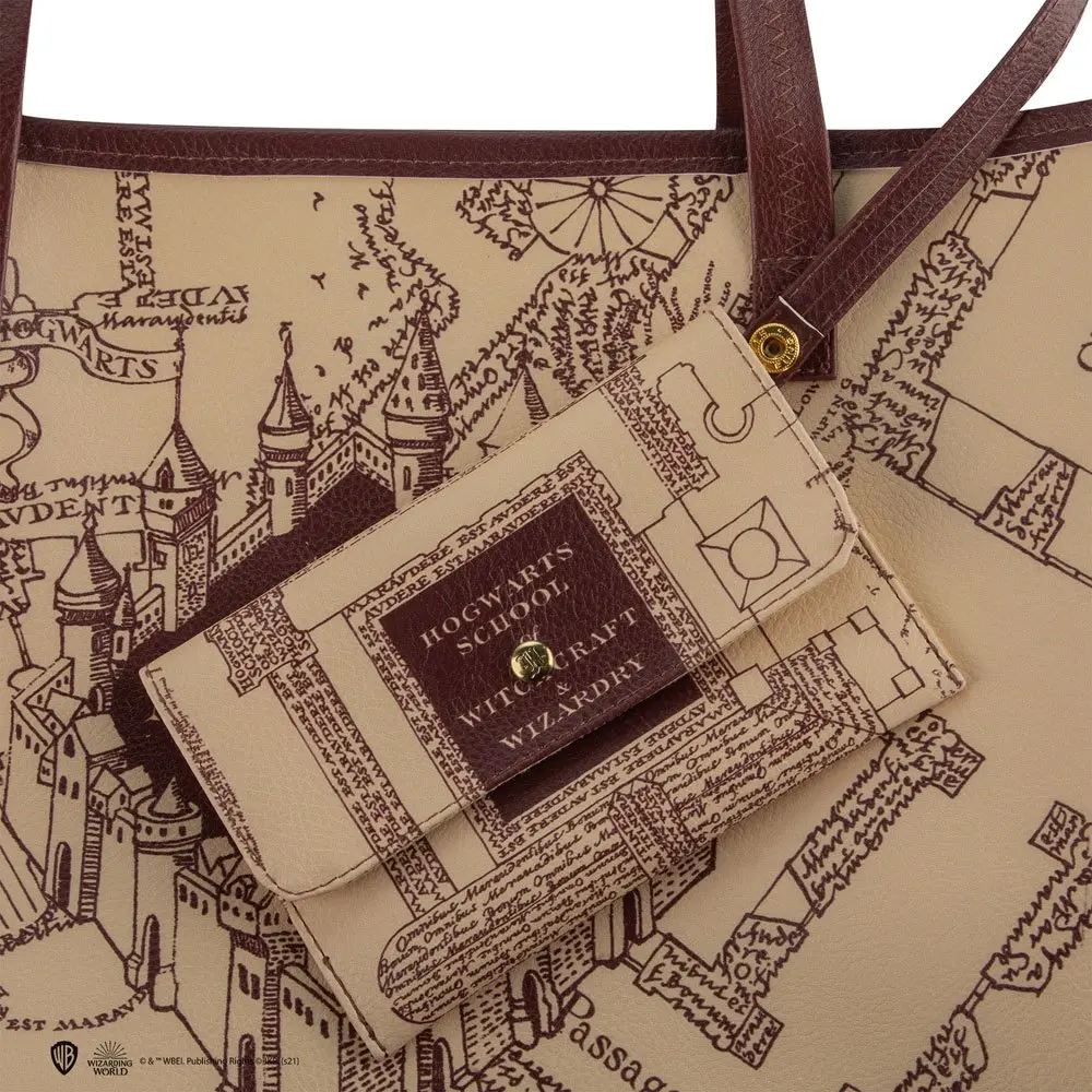 Harry Potter Tragetasche & Geldbeutel Marauder's Map termékfotó