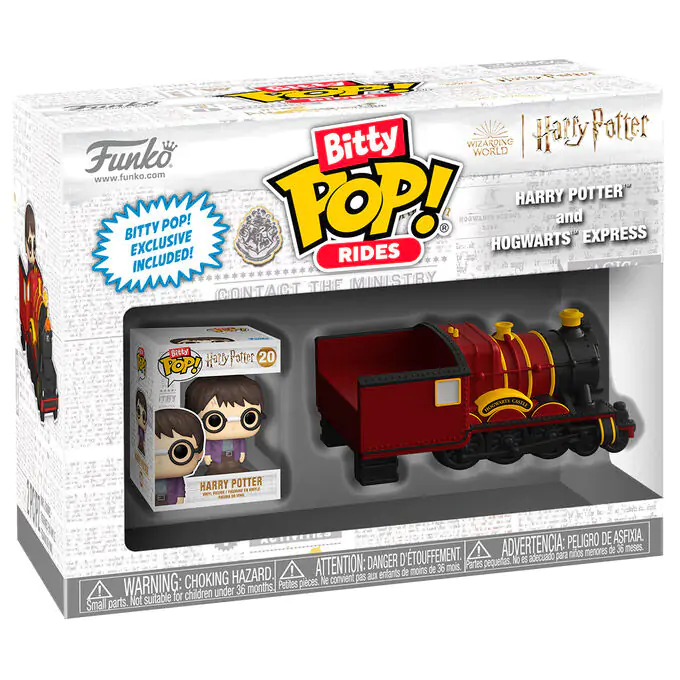 Harry Potter Bitty Funko POP! Rides Vinyl Figur Harry Potter w/Hogwarts Express 2,5 cm termékfotó