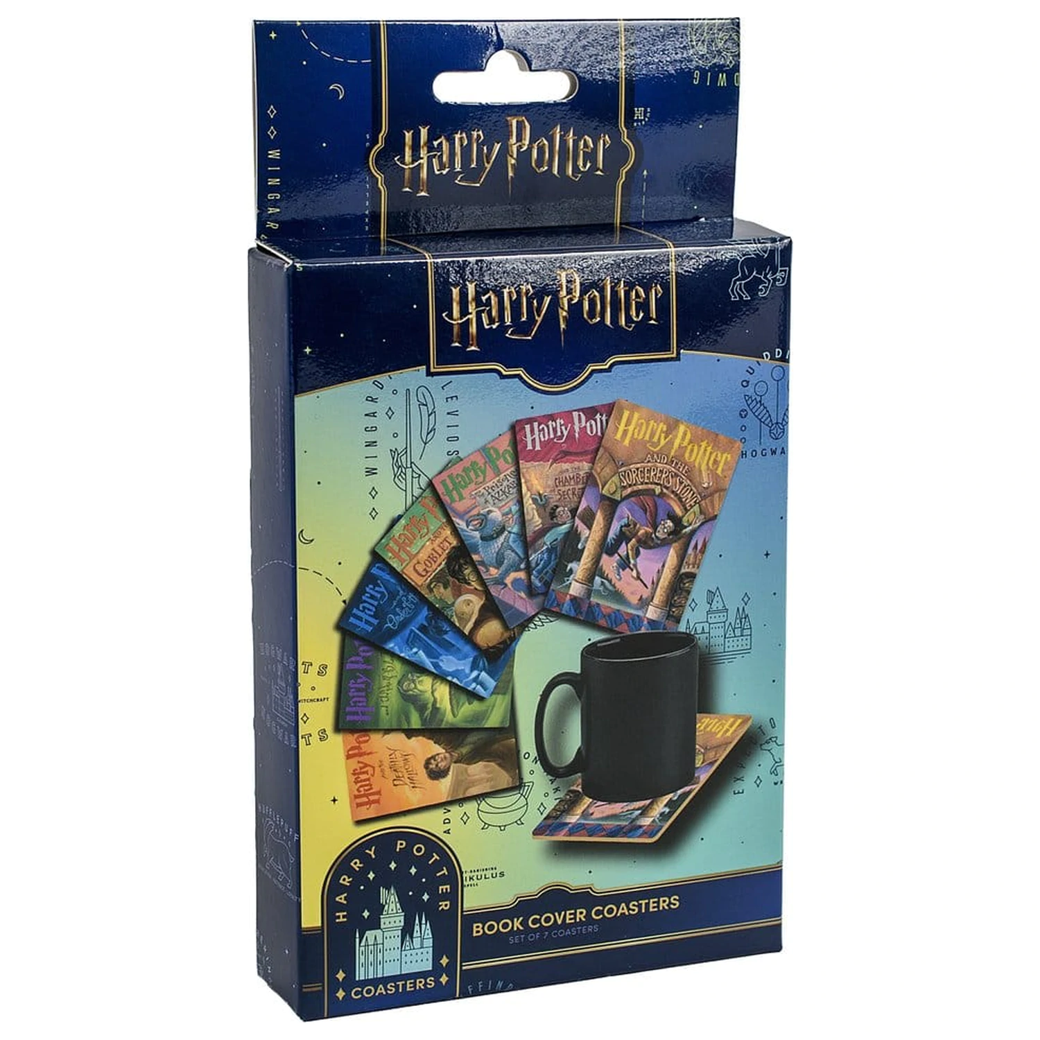Harry Potter Untersetzer Buch inspiriert (7er Set) Produktfoto