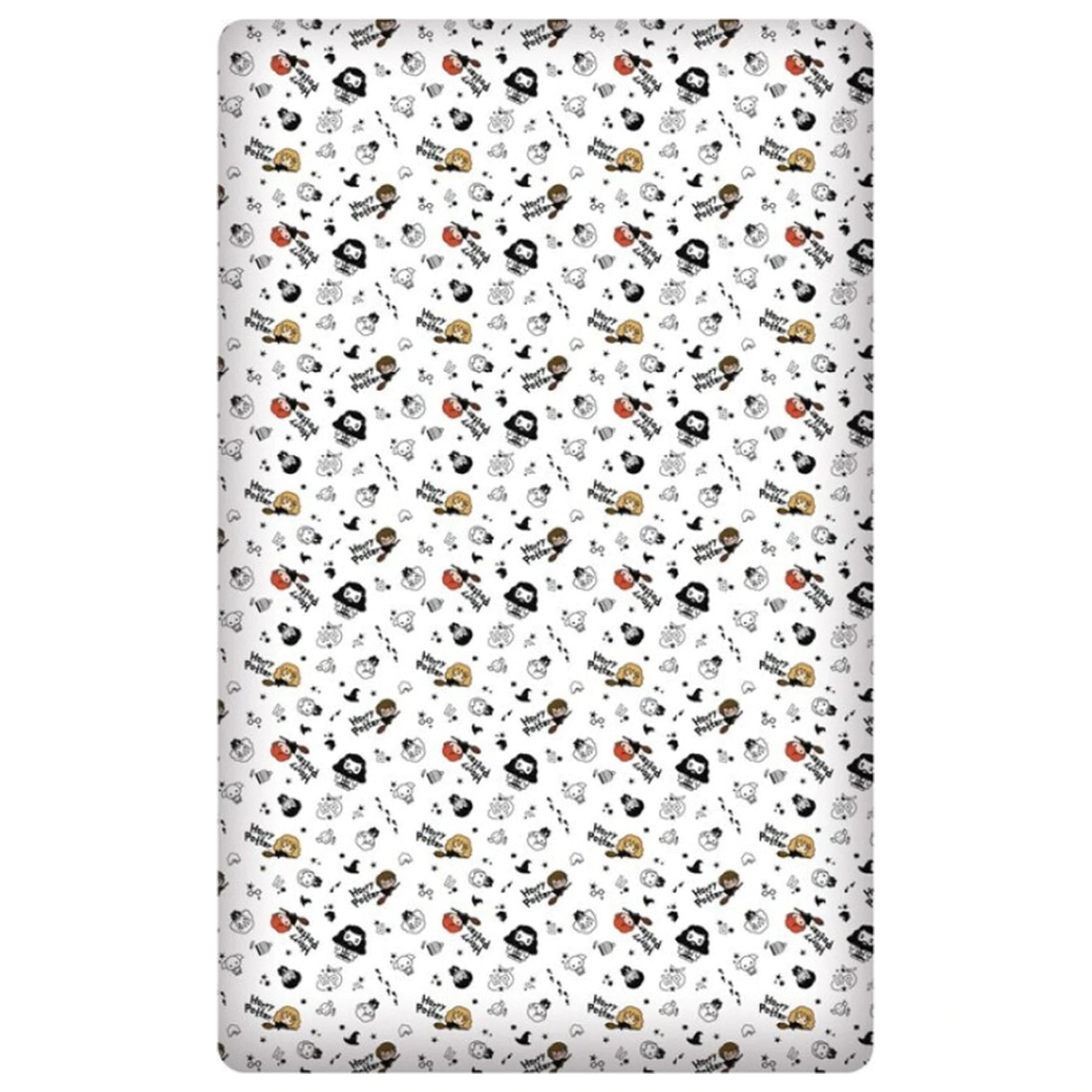 Harry Potter Besen Spannbettlaken 90x200 cm Produktfoto