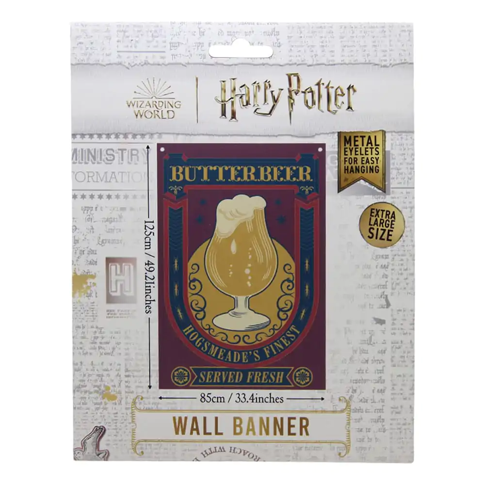 Harry Potter Wandbehang Butterbeer 125 x 85 cm Produktfoto