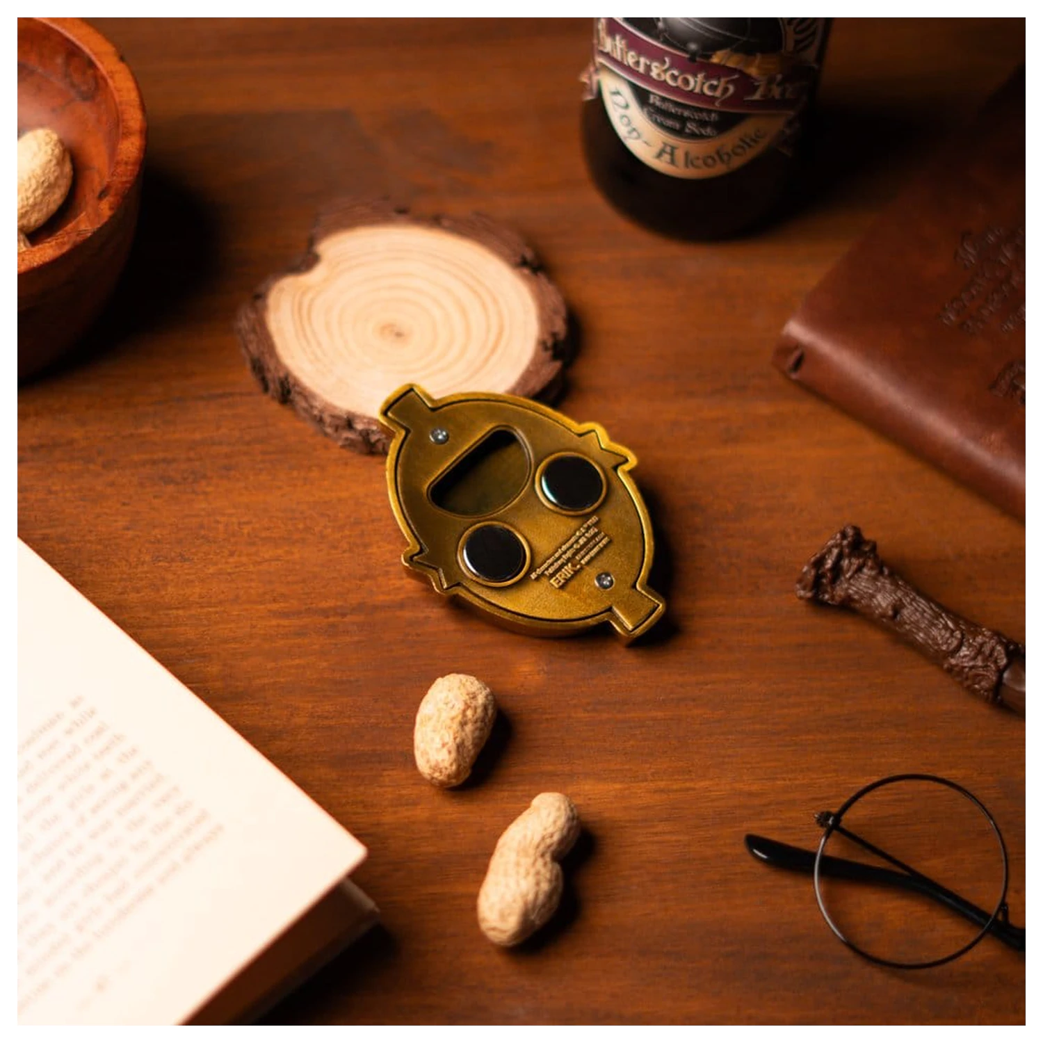 Harry Potter Butterbeer Magnet mit Flaschenöffner Produktfoto