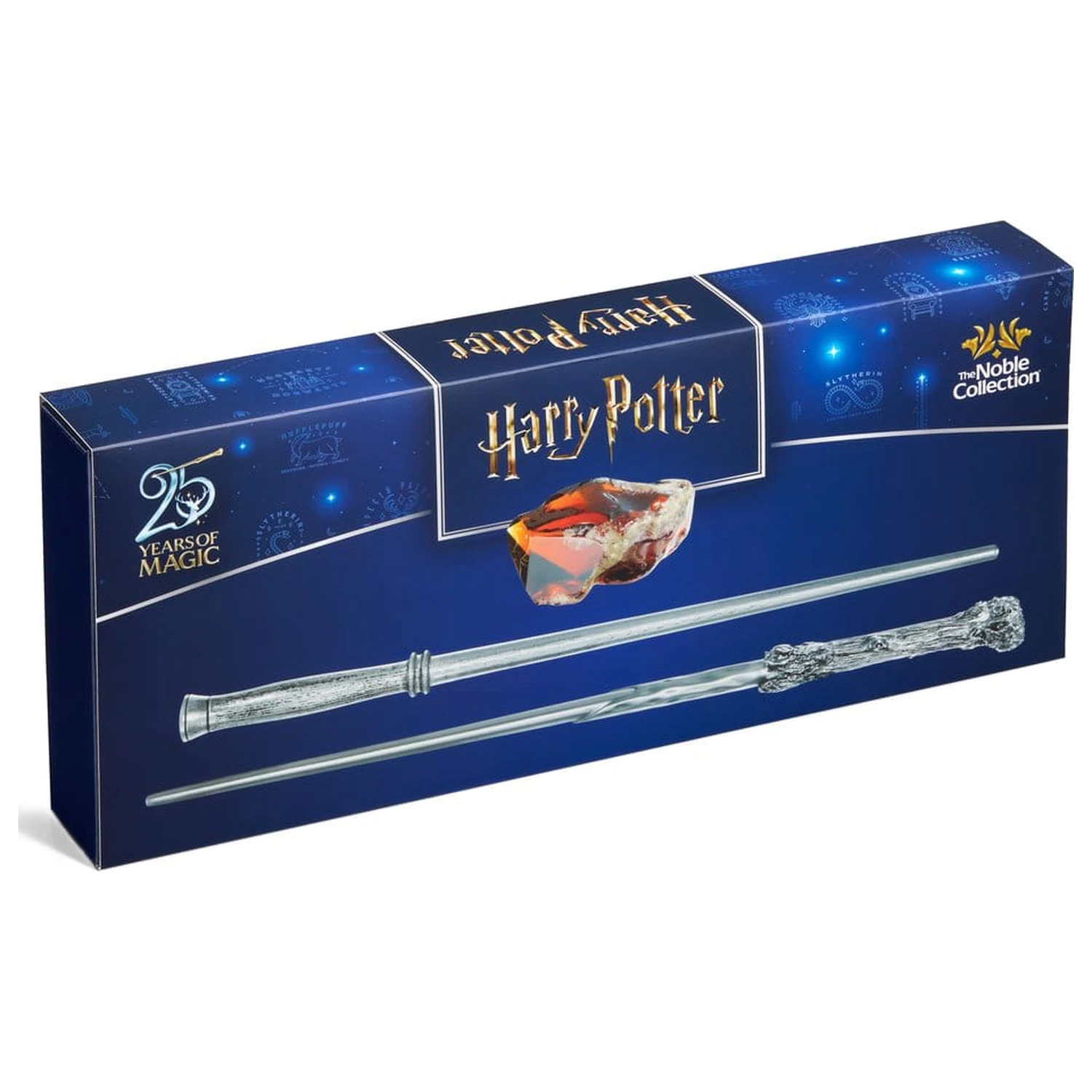 Harry Potter Celebration Zauberstab Harry Potter 25th Anniversary Zauberstäbe und Sorcerer's Stone Set Produktfoto