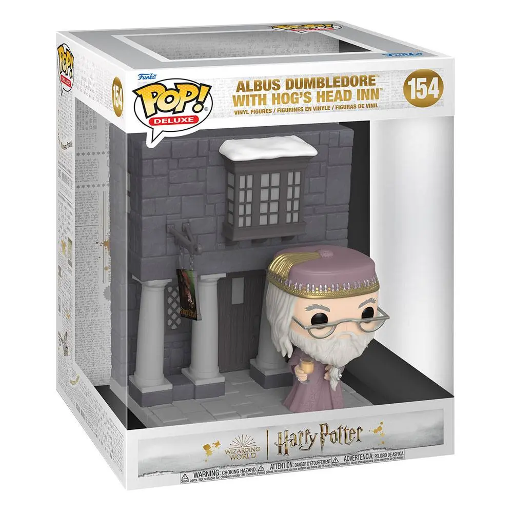 Harry Potter - Chamber of Secrets Anniversary POP! Deluxe Vinyl Figur Hogsmeade - Hog's Head w/Dumbledore 9 cm Produktfoto