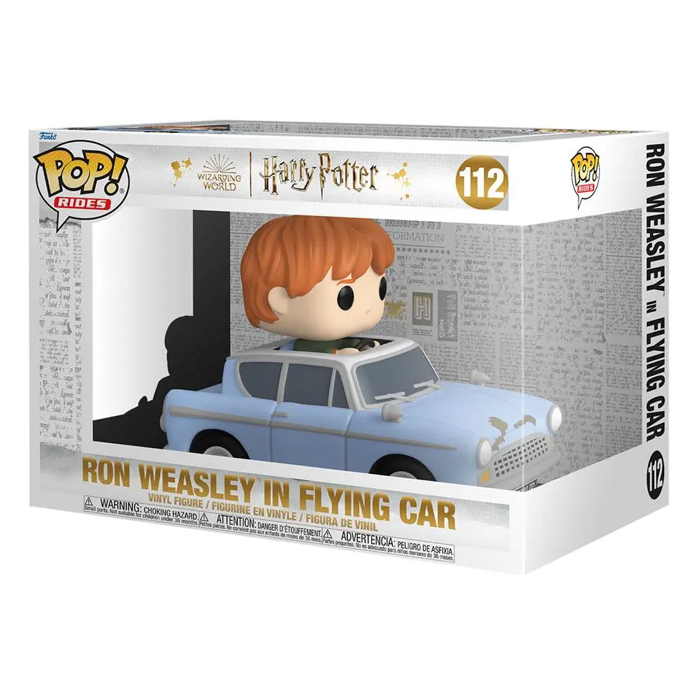 Harry Potter - Chamber of Secrets Anniversary POP! Rides Vinyl Figur Ron w/Car 15 cm termékfotó