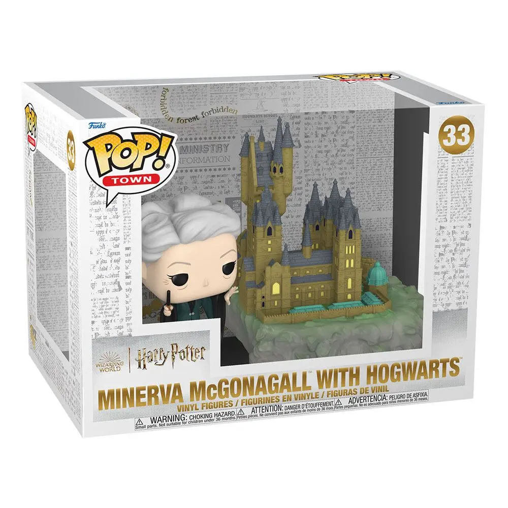 Harry Potter - Chamber of Secrets Anniversary POP! Town Vinyl Figur Minerva w/Hogwarts 9 cm termékfotó