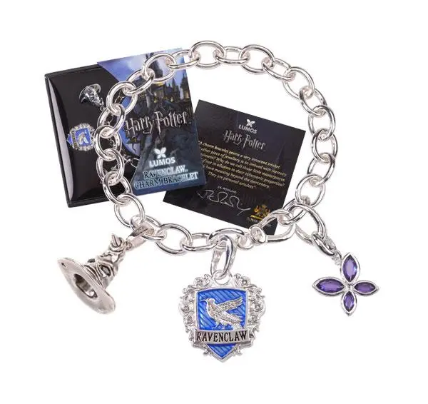 Harry Potter Bettelarmband Lumos Ravenclaw (versilbert) Produktfoto