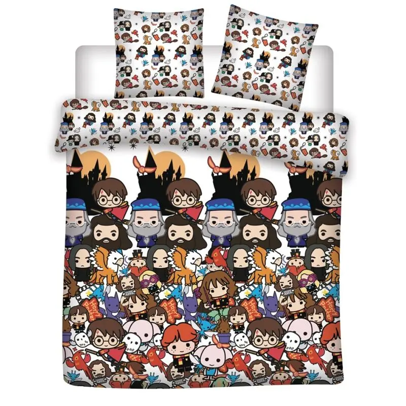 Harry Potter Chibi Mikrofaser Bettbezug Bett 135cm Produktfoto