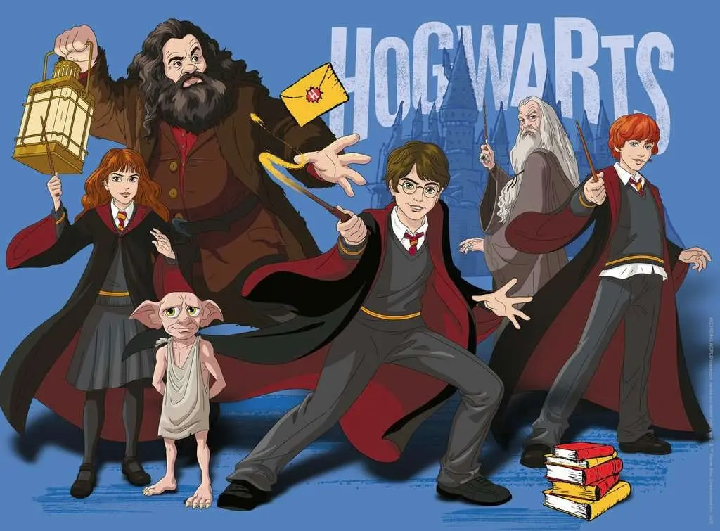 Harry Potter Kinderpuzzle XXL Harry Potter und die Zauberschule Hogwarts (300 Teile) termékfotó