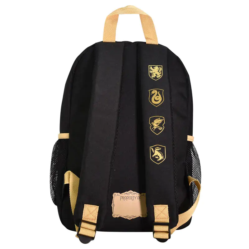 Harry Potter Rucksack Schwarz & Beige Hogwarts Produktfoto