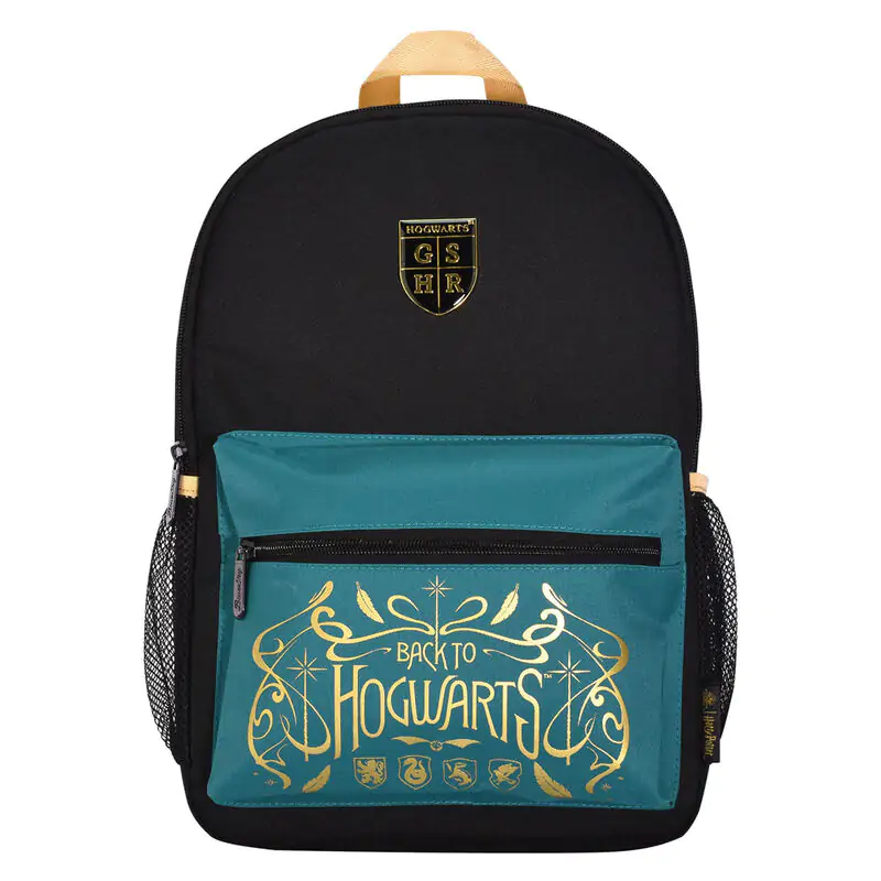Harry Potter Rucksack Schwarz & Blau Hogwarts Produktfoto