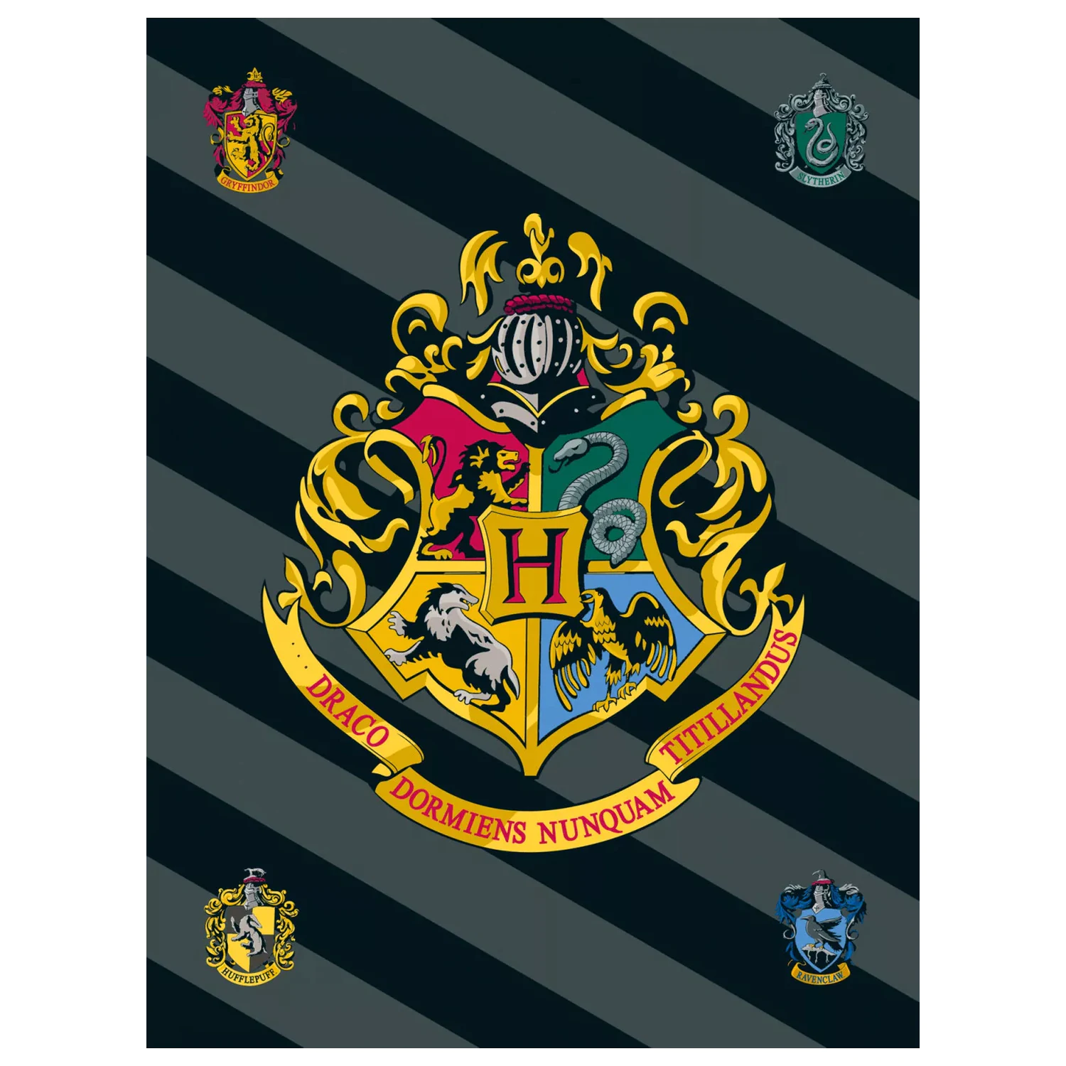 Harry Potter Crest Fleecedecke 100x150cm Produktfoto