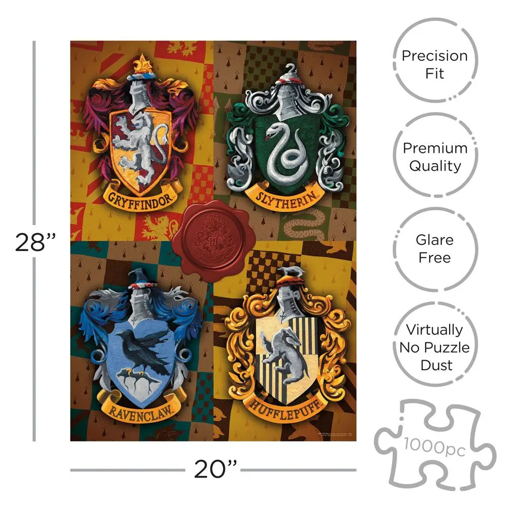 Harry Potter Puzzle Crests (1000 Teile) termékfotó