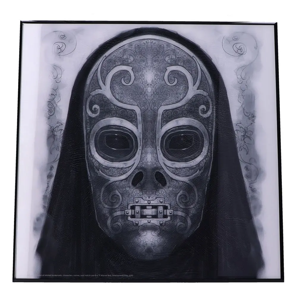 Harry Potter Crystal Clear Picture Wanddekoration Death Eater Mask 32 x 32 cm Produktfoto