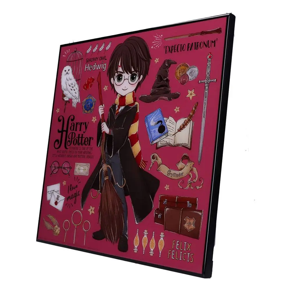 Harry Potter Crystal Clear Picture Wanddekoration Harry Potter 32 x 32 cm Produktfoto