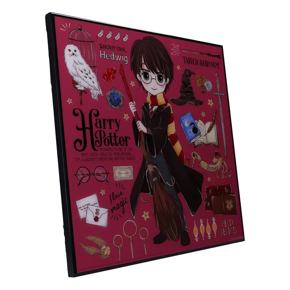 Harry Potter Crystal Clear Picture Wanddekoration Harry Potter 32 x 32 cm Produktfoto