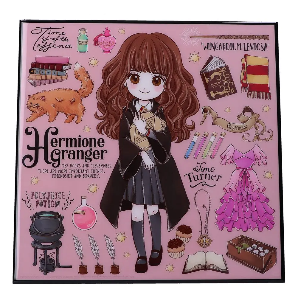 Harry Potter Crystal Clear Picture Wanddekoration Hermine Granger 32 x 32 cm Produktfoto