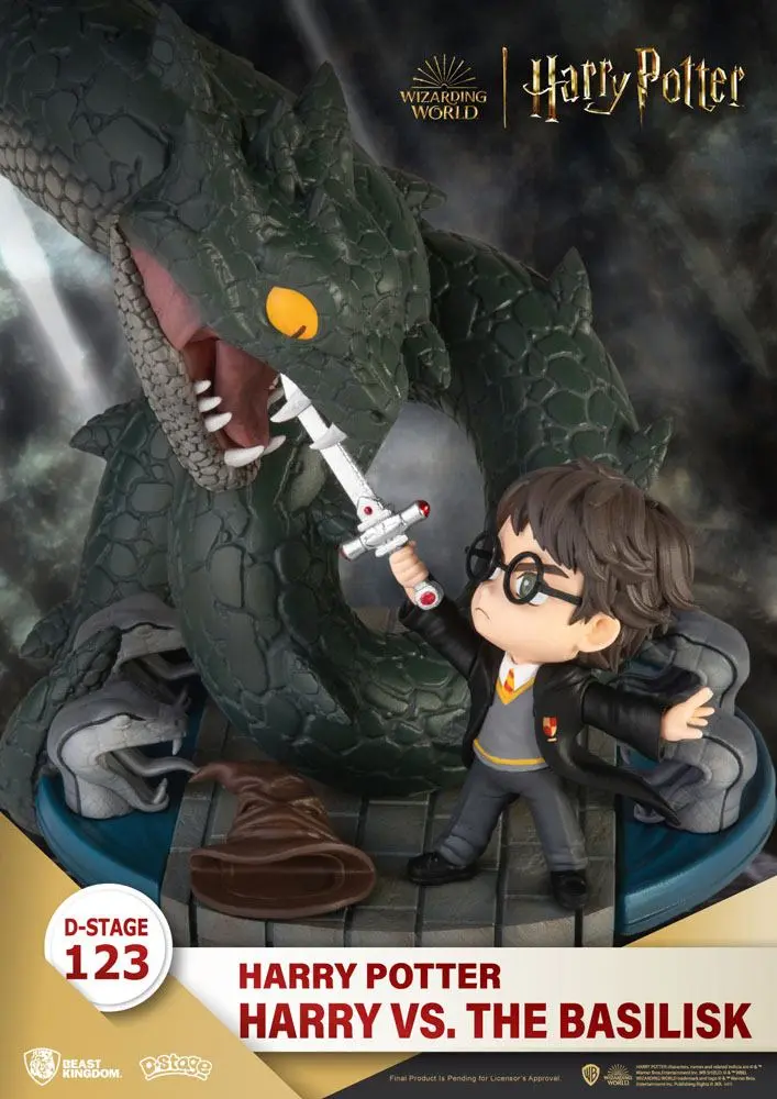 Harry Potter D-Stage PVC Diorama Harry vs. the Basilisk 16 cm Produktfoto
