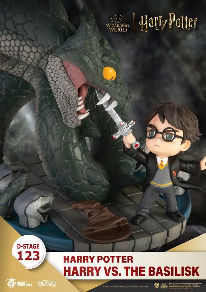 Harry Potter D-Stage PVC Diorama Harry vs. the Basilisk 16 cm Produktfoto