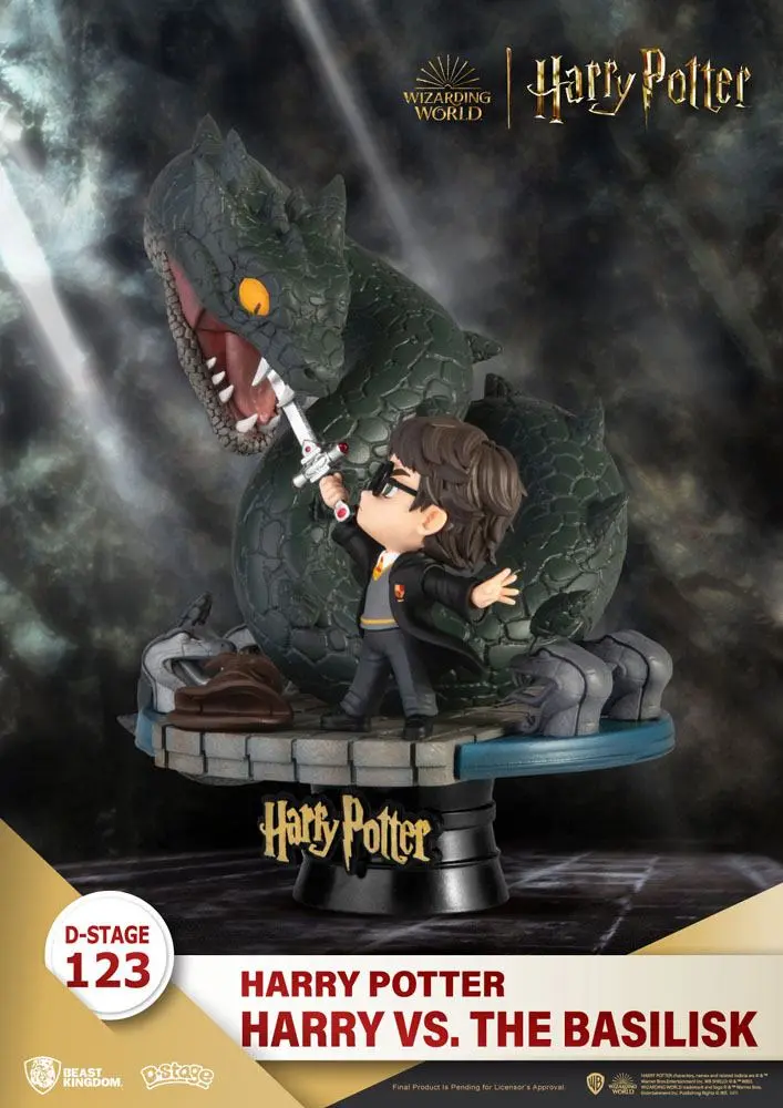 Harry Potter D-Stage PVC Diorama Harry vs. the Basilisk 16 cm Produktfoto