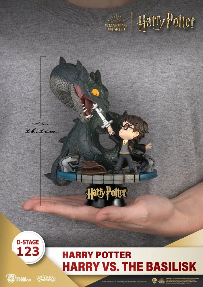 Harry Potter D-Stage PVC Diorama Harry vs. the Basilisk 16 cm Produktfoto