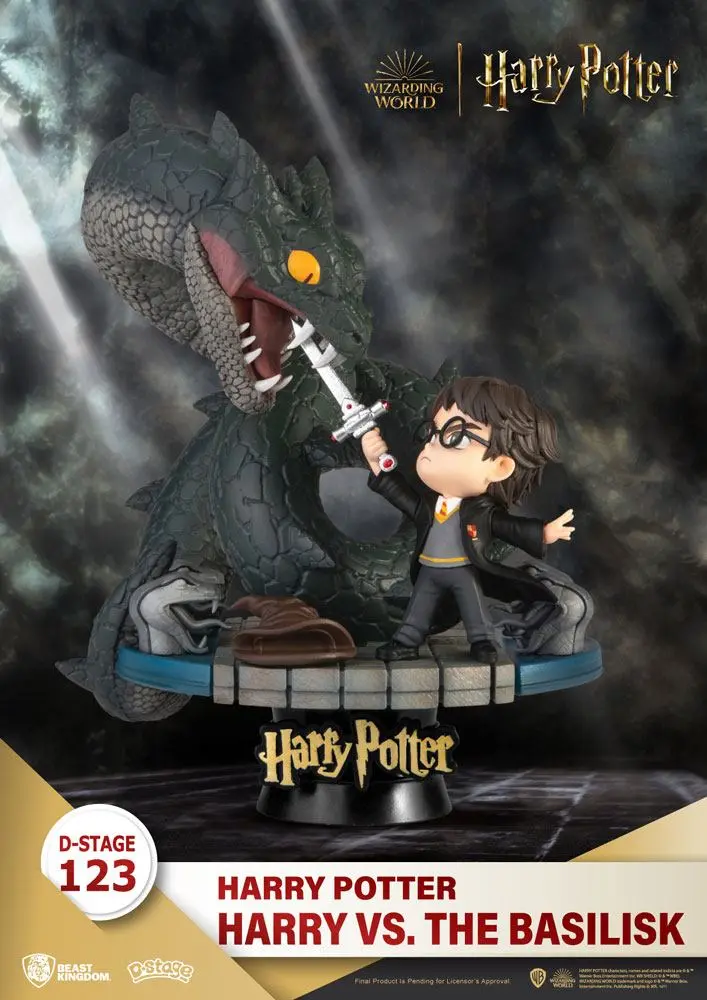 Harry Potter D-Stage PVC Diorama Harry vs. the Basilisk 16 cm Produktfoto