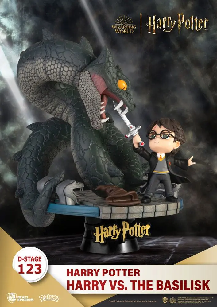 Harry Potter D-Stage PVC Diorama Harry vs. the Basilisk 16 cm Produktfoto