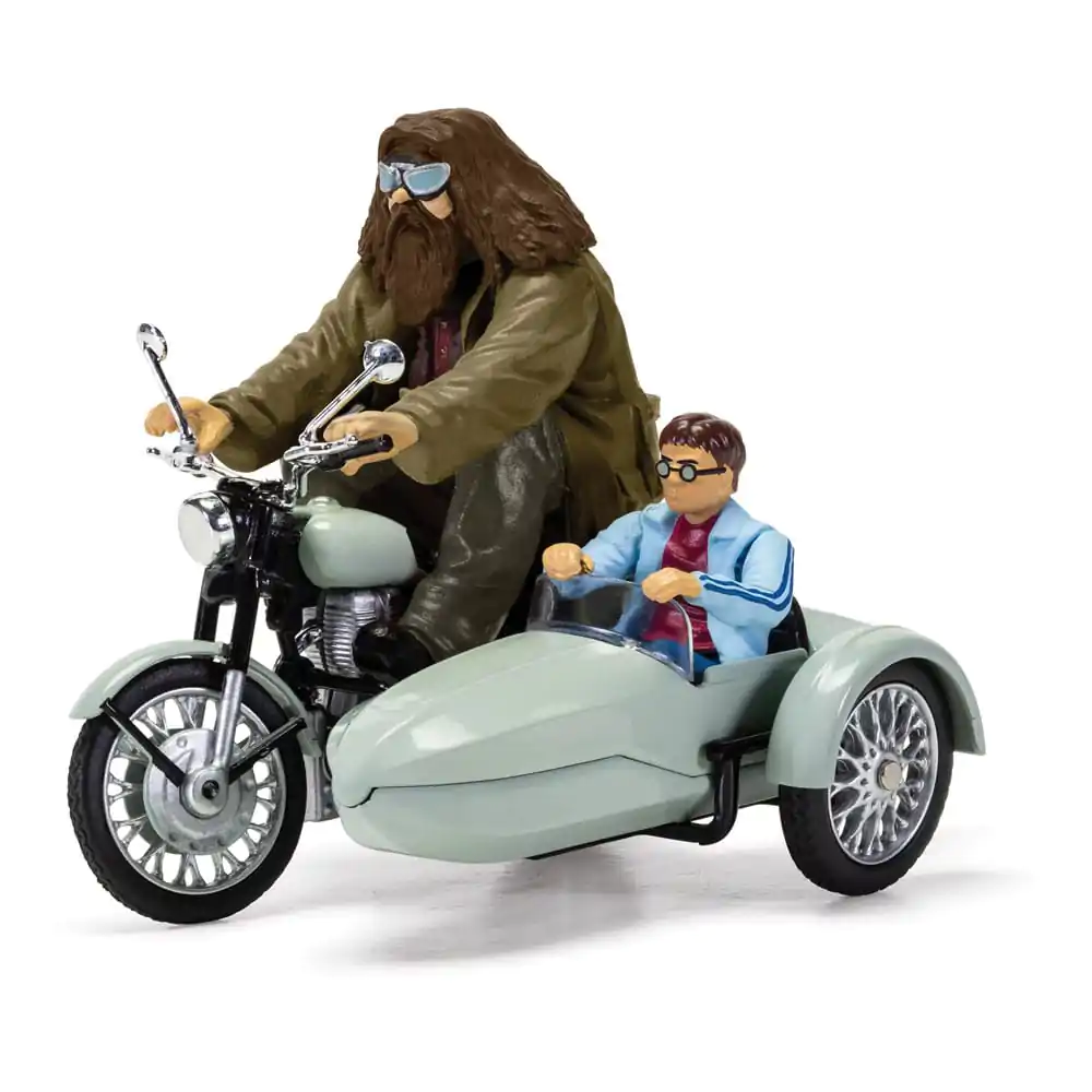 Harry Potter Die Cast Model 1/36 Hagrid's Motorcycle &amp; Sidecar Produktfoto