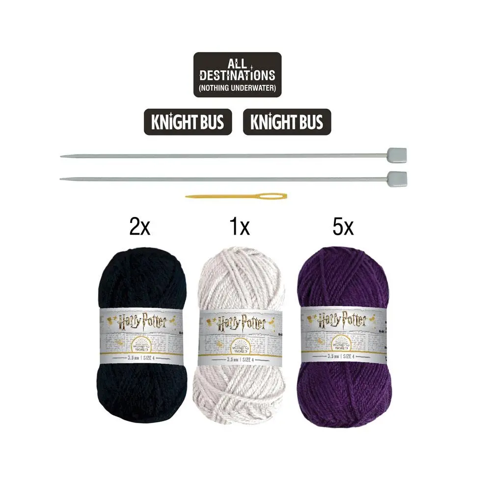 Harry Potter Strick Set Türstopper Der Fahrende Ritter Produktfoto