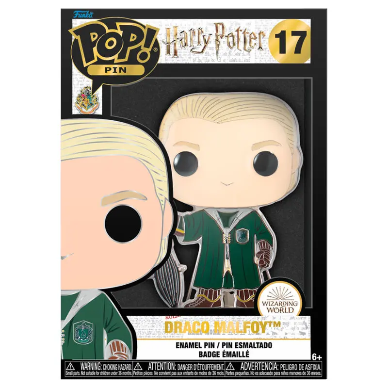 Harry Potter POP! Pin Ansteck-Pin Draco Malfoy 10 cm Produktfoto