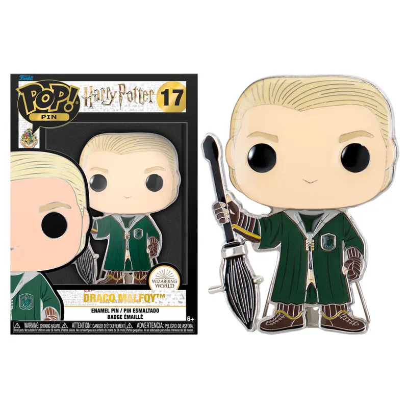 Harry Potter POP! Pin Ansteck-Pin Draco Malfoy 10 cm Produktfoto