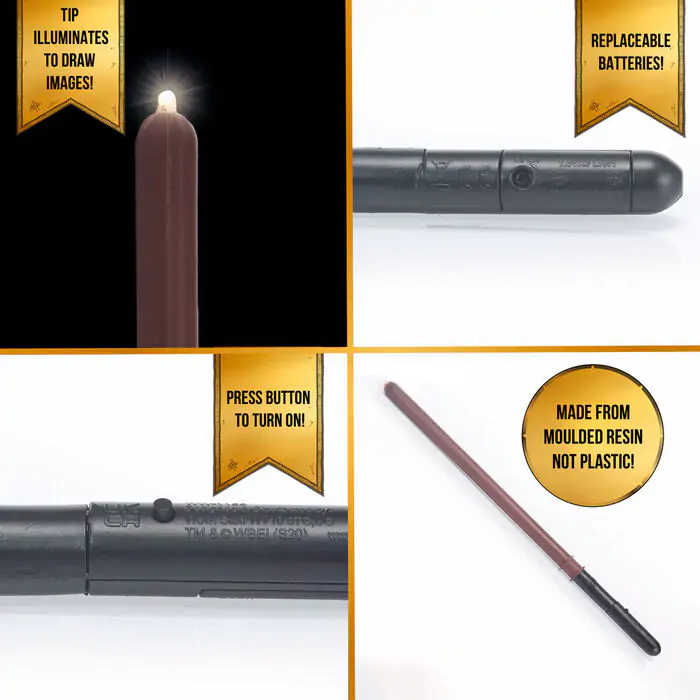 Harry Potter Lichtmaler Zauberstab Draco Malfoy Produktfoto