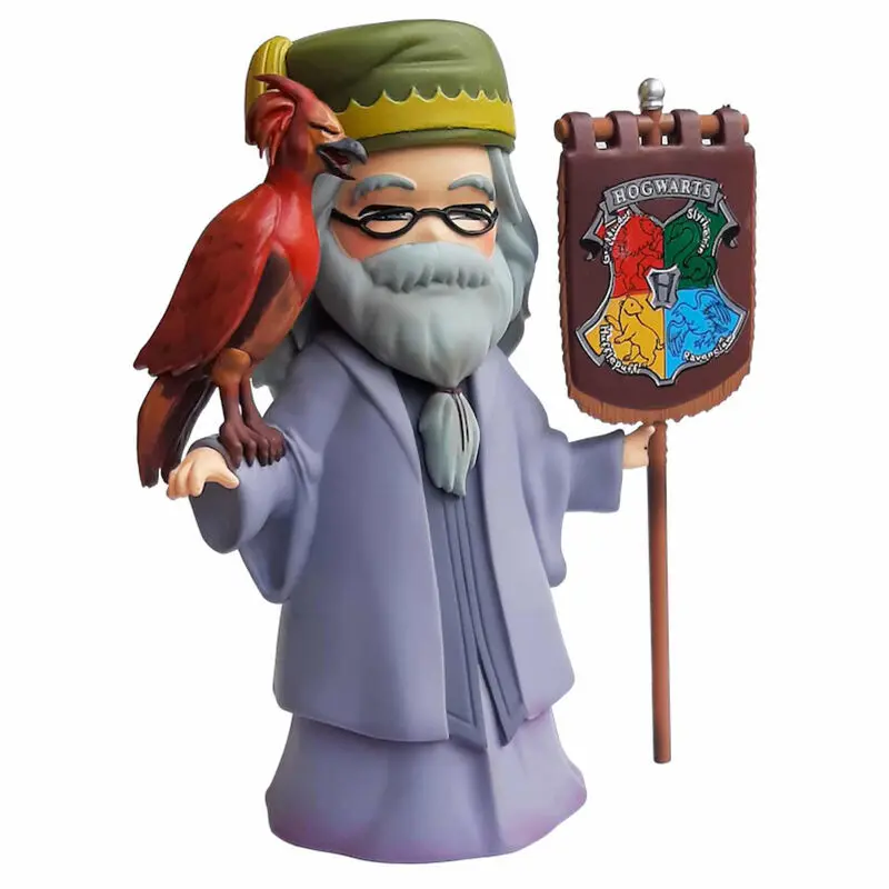 Harry Potter Statue Dumbledore & Fumseck 15 cm Produktfoto