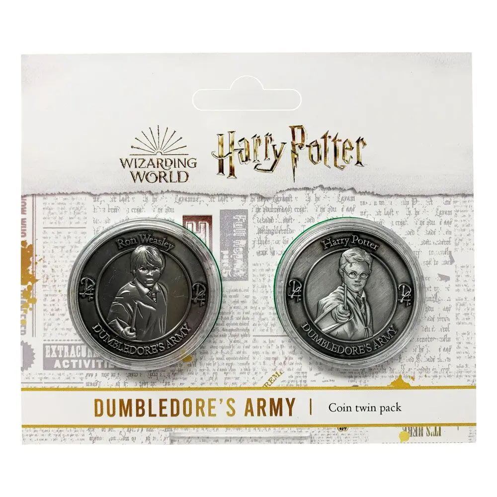 Harry Potter Sammlermünze 2er-Pack Dumbledore's Army: Harry & Ron Limitierte Edition Produktfoto