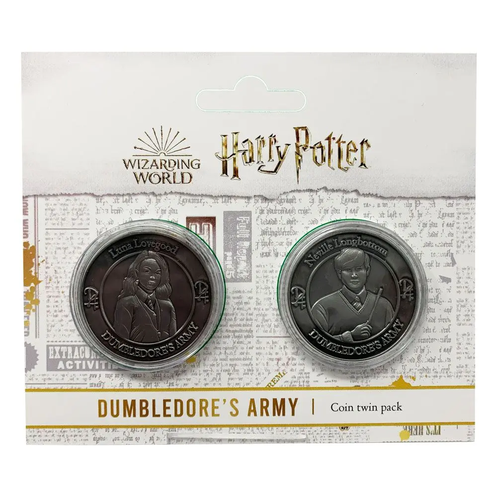 Harry Potter Sammelmünzen 2er-Pack Dumbledore's Army: Neville & Luna Limitierte Edition Produktfoto