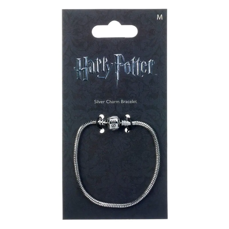 Harry Potter Slider Charm Armband (versilbert) Größe XS Produktfoto