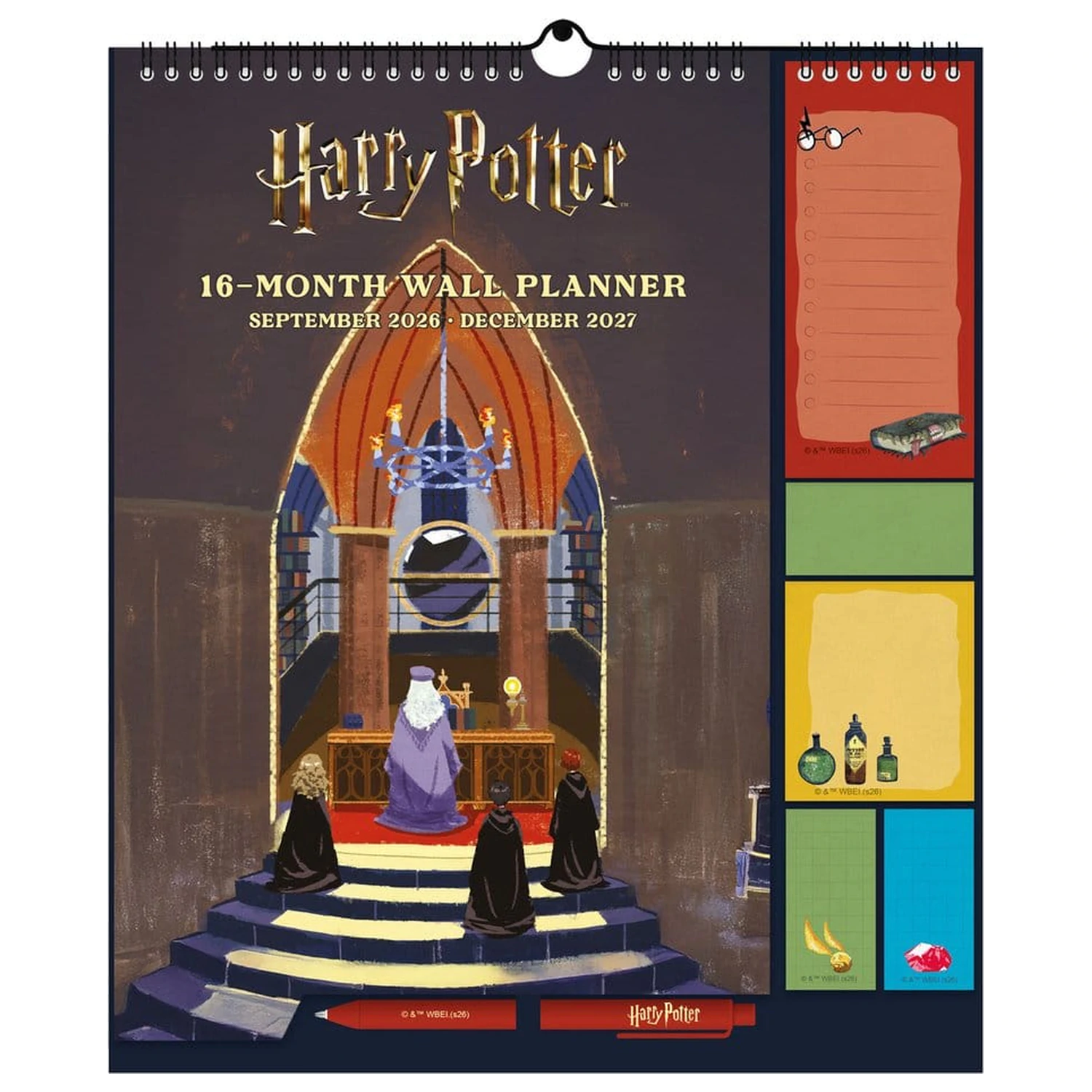 Harry Potter Wandplaner 2026/27 30 x 34 cm Produktfoto