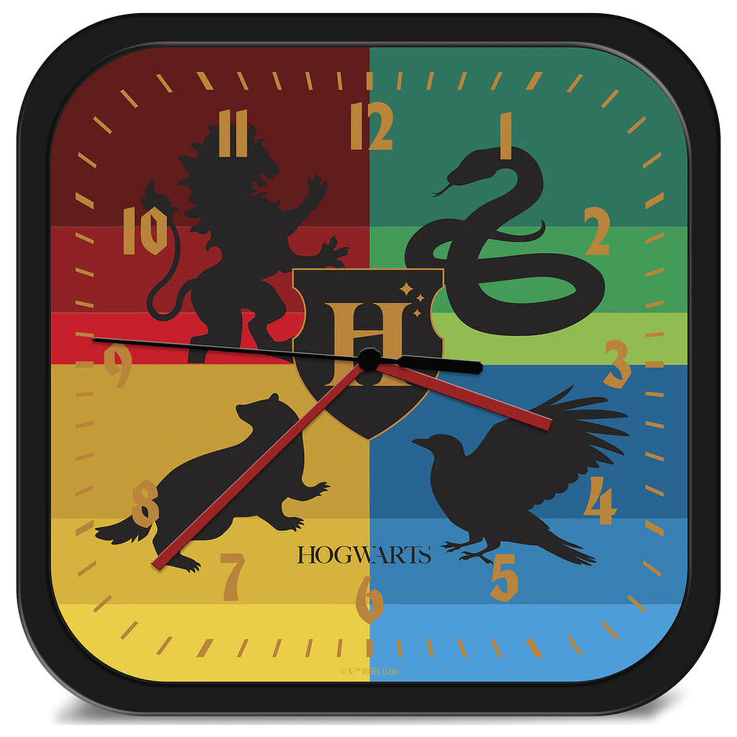 Harry Potter Wanduhr Produktfoto