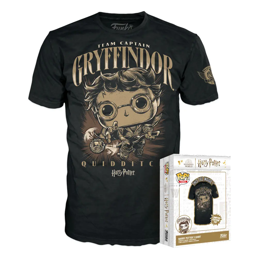 Harry Potter Funko Boxed Tee Quidditch Harry T-shirt termékfotó