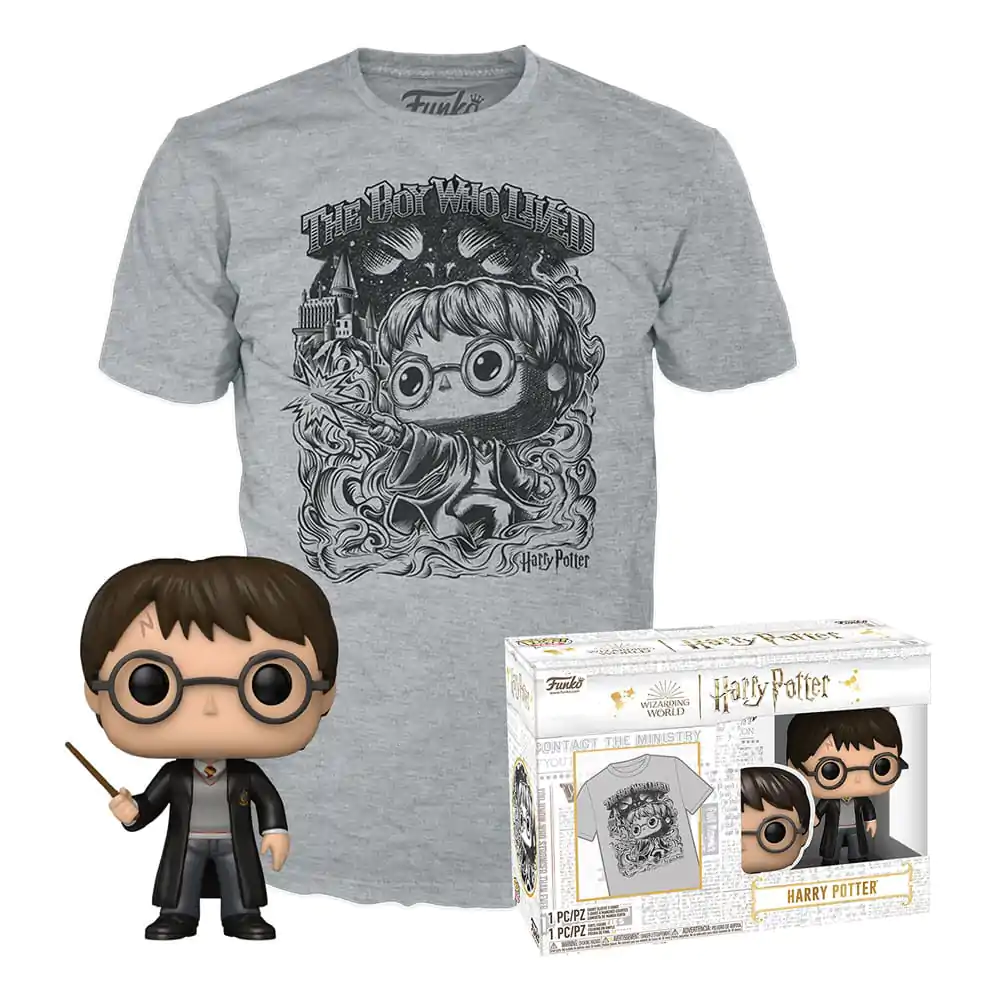 Harry Potter POP! &amp; Tee Vinyl Figur &amp; T-Shirt Set Harry Potter (FL) Produktfoto