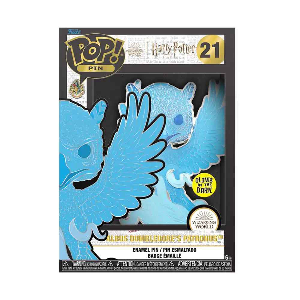 Harry Potter POP! Pin Ansteck-Pin Patronus Albus Dumbledore 10 cm Produktfoto