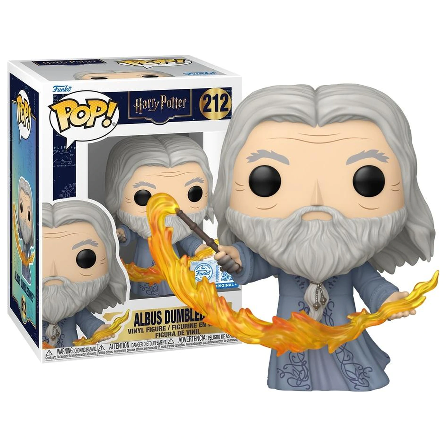 Harry Potter Funko POP Figur Dumbledore (Flame) Produktfoto