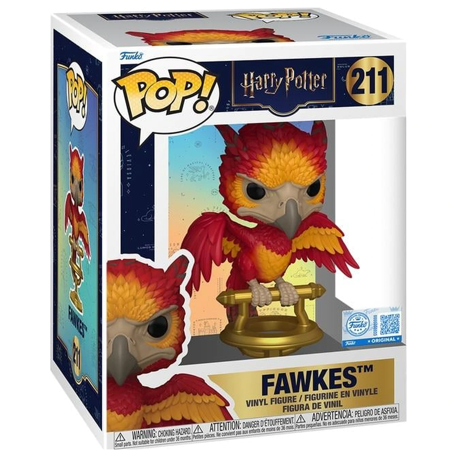 Harry Potter Funko POP Figur Fawkes on Perch Produktfoto