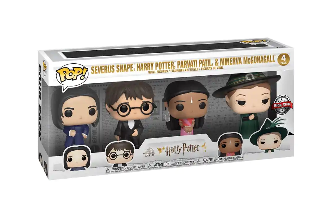 Harry Potter POP! Movies Vinyl Figuren 4er-Pack Yule 9 cm Produktfoto