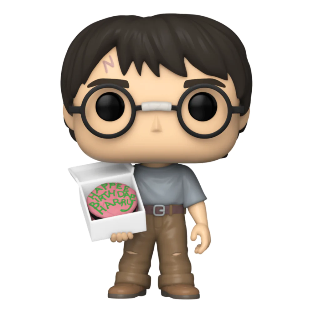 Harry Potter Funko POP! Movies Vinyl Figur Geburtstag Harry mit Kuchen Exclusive Edition 9 cm Produktfoto