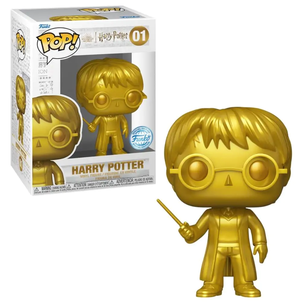 Harry Potter Funko POP! Movies Vinyl Figur Harry Potter Gold Exclusive 9 cm Produktfoto