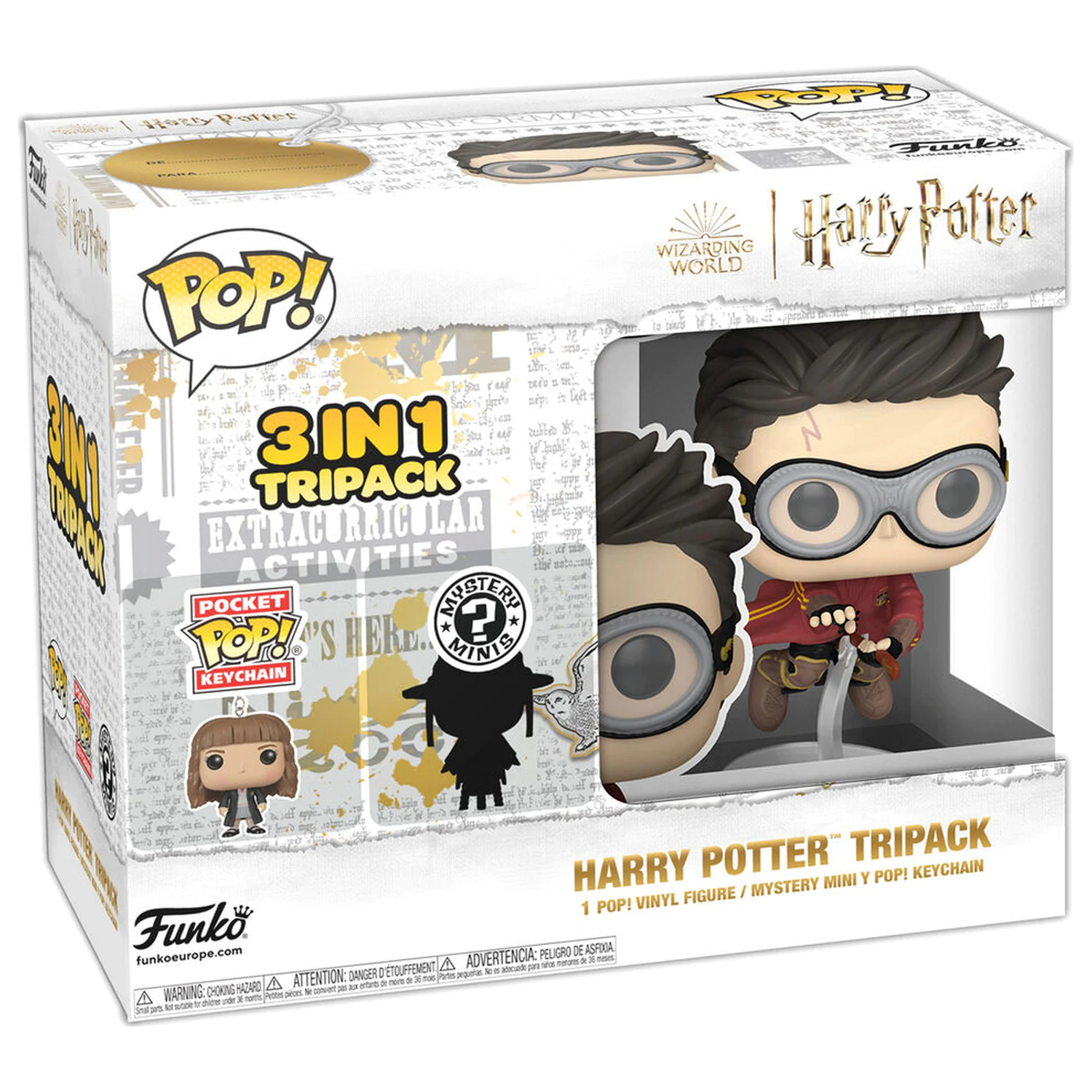 Harry Potter Funko Tripack POP Figur + Mystery Mini + Schlüsselanhänger Produktfoto