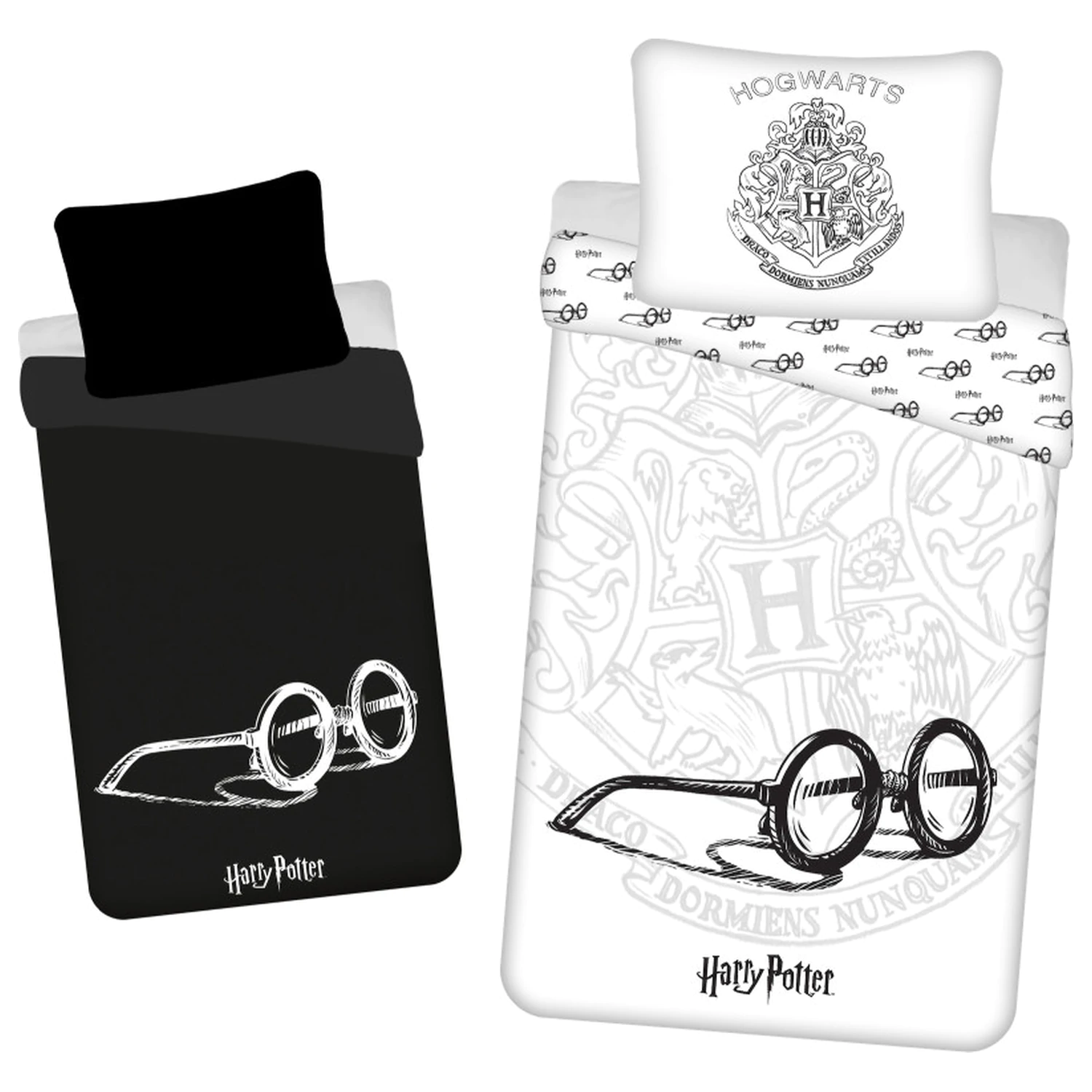 Harry Potter Glasses Glow in the Dark Bettbezug Produktfoto