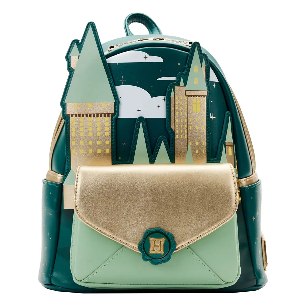 Harry Potter by Loungefly Rucksack Golden Hogwarts Castle Produktfoto