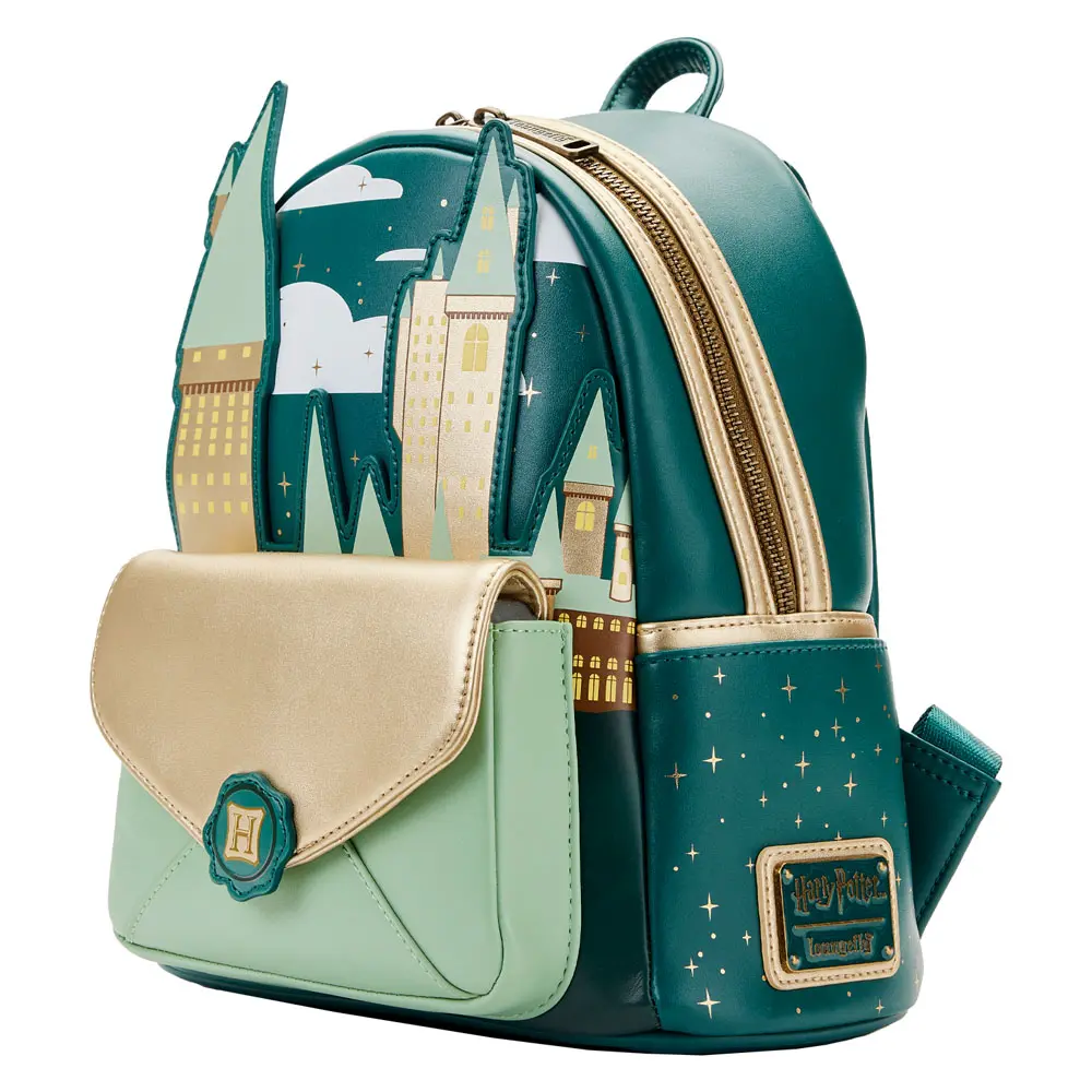 Harry Potter by Loungefly Rucksack Golden Hogwarts Castle Produktfoto